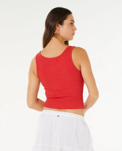 Rip Curl Bells Tank Top - Deep Red