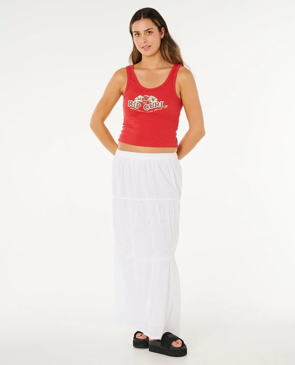 Rip Curl Bells Tank Top - Deep Red