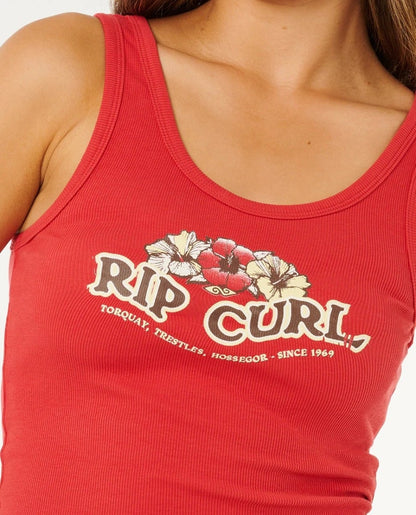 Rip Curl Bells Tank Top - Deep Red