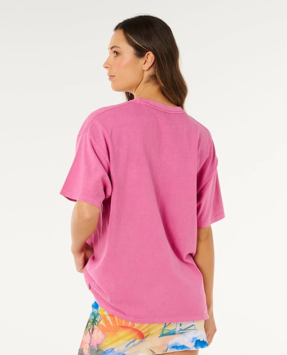 Rip Curl Hayley O Heritage Tee - Super Pink