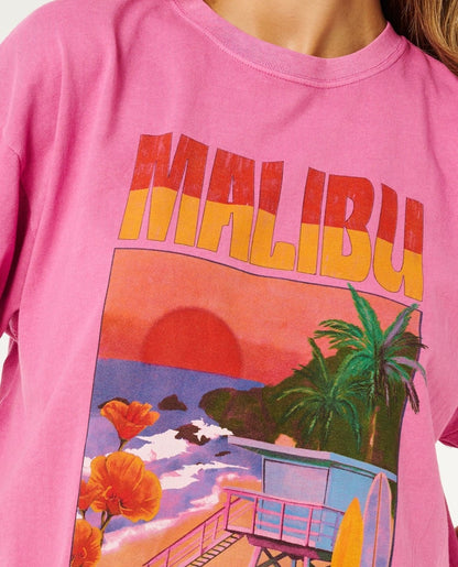 Rip Curl Hayley O Heritage Tee - Super Pink