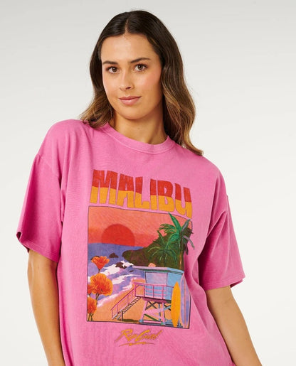 Rip Curl Hayley O Heritage Tee - Super Pink