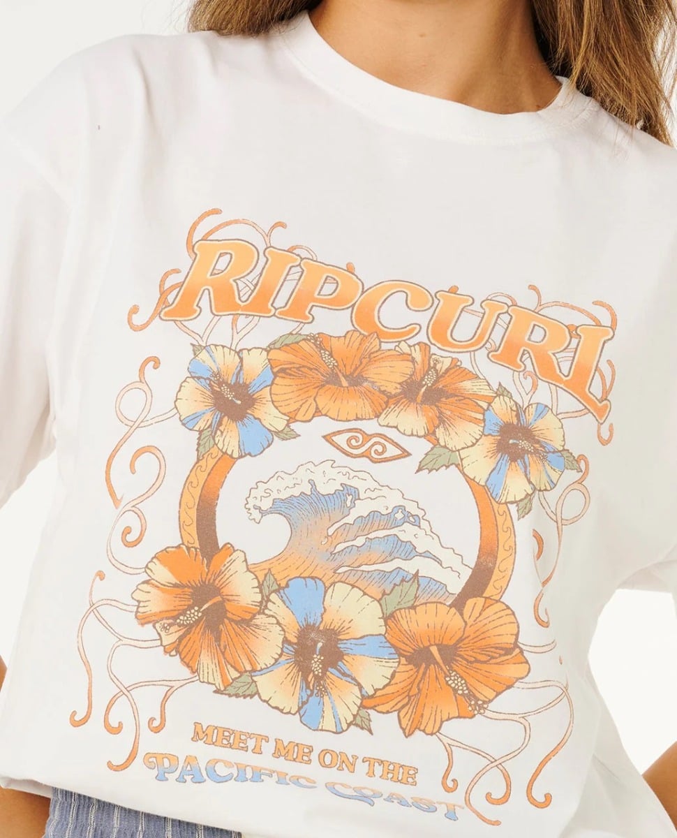 Rip Curl Pacific Coast Heritage Tee - Bone
