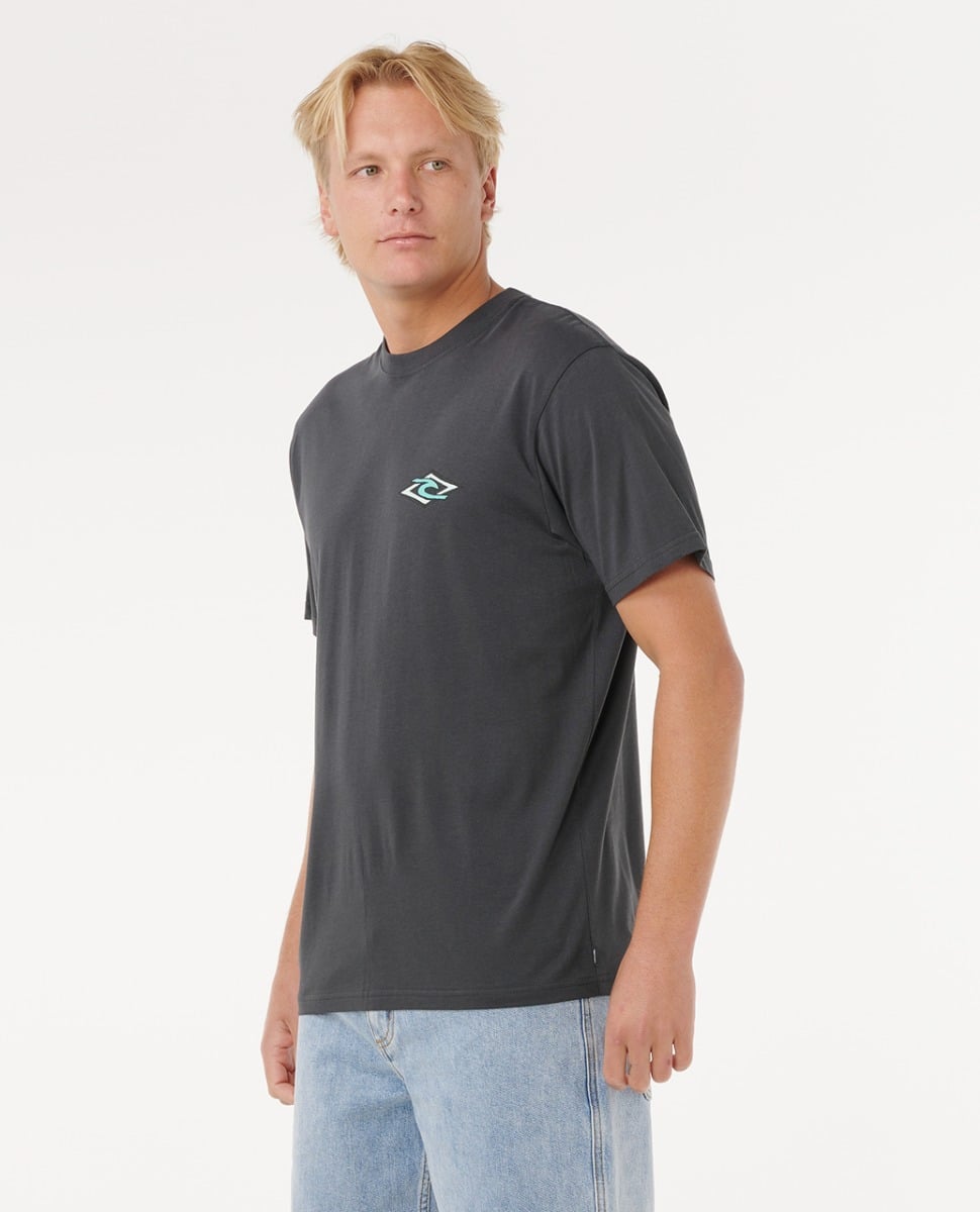 Rip Curl Legacy Tee - Washed Black