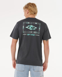 Rip Curl Legacy Tee in Washed Black