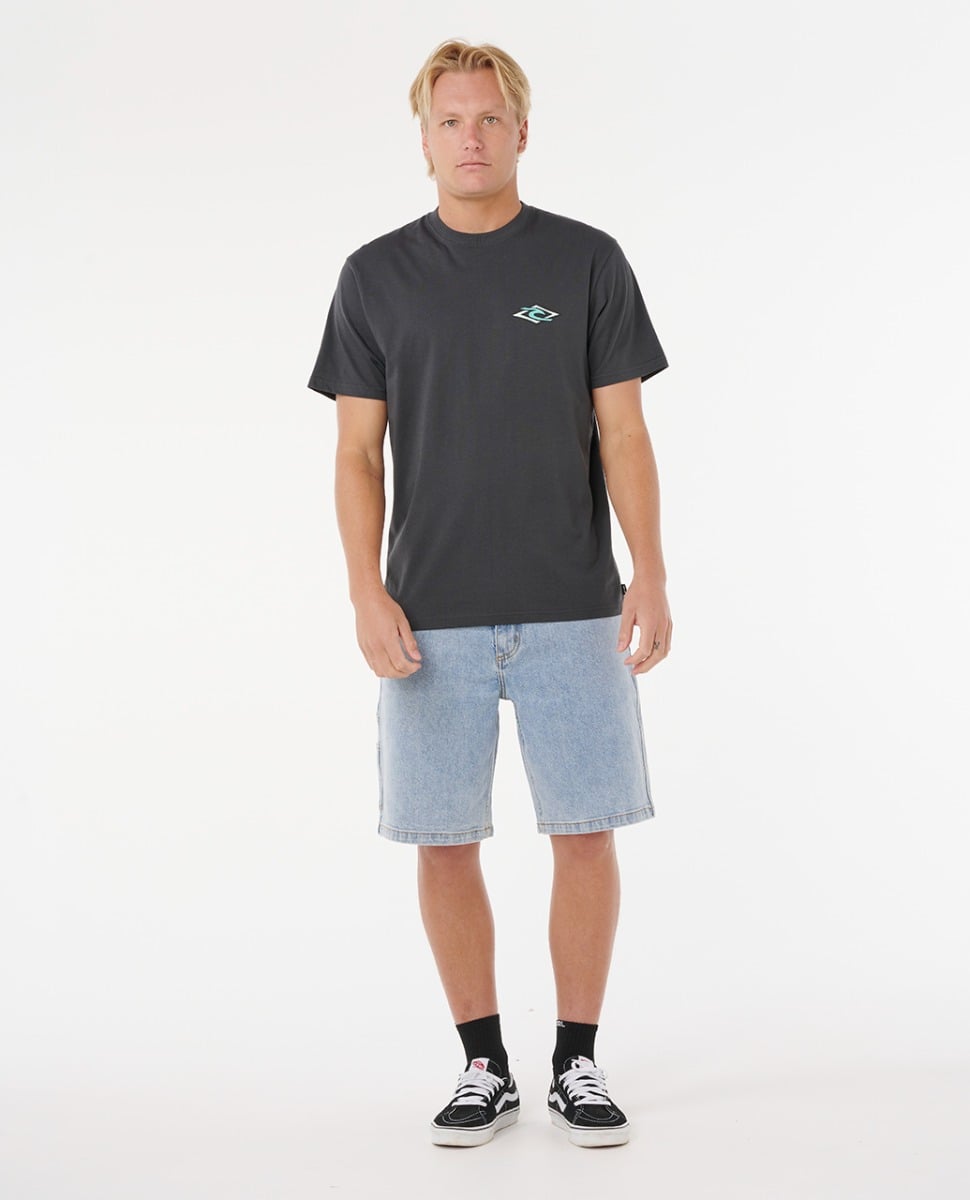Rip Curl Legacy Tee - Washed Black