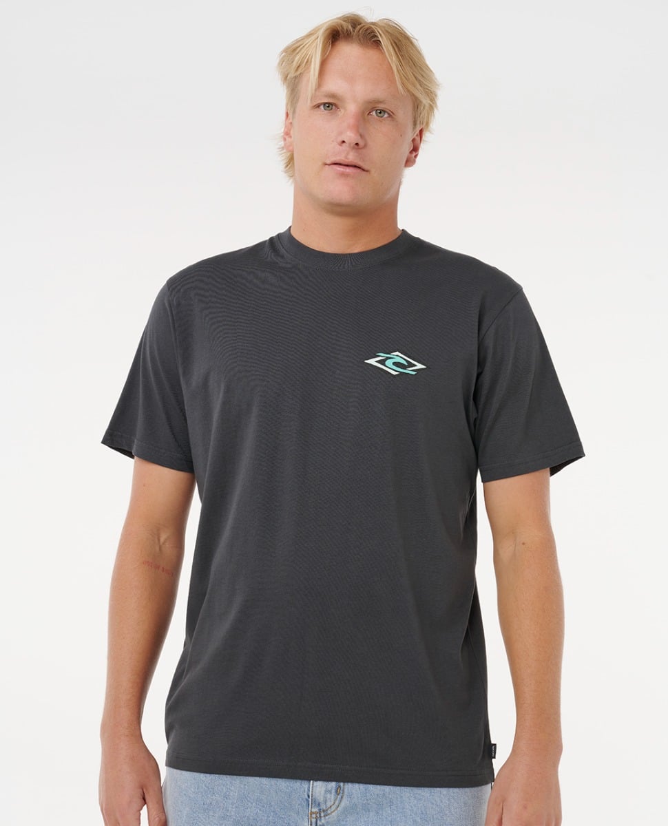 Rip Curl Legacy Tee - Washed Black