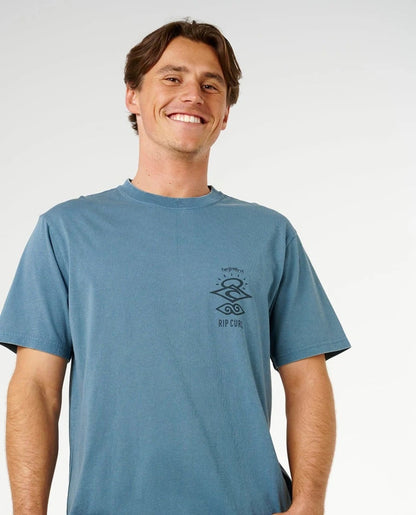 Rip Curl Search Icon Tee - Bluefin