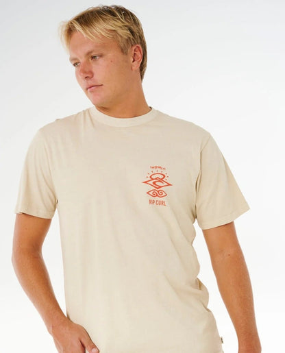 Rip Curl Search Icon Tee - Vintage White
