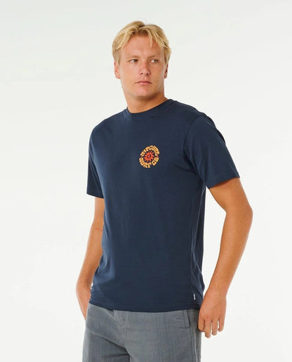 Rip Curl Pacific Rinse Circle Tee - Dark Navy