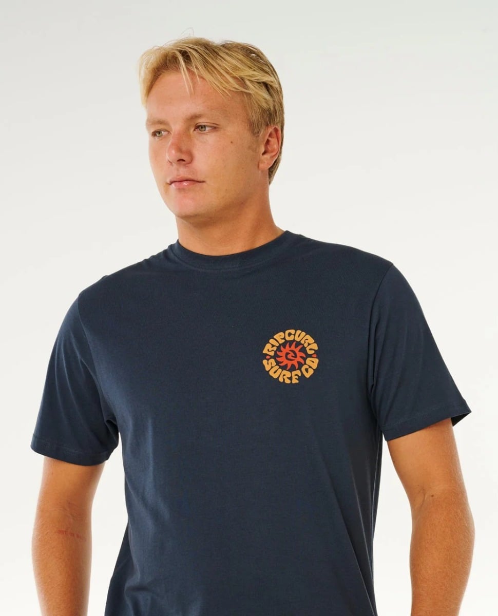 Rip Curl Pacific Rinse Circle Tee - Dark Navy