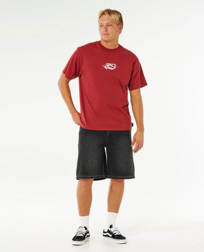 Rip Curl Medina Inner Vision Spray Tee - Merlot