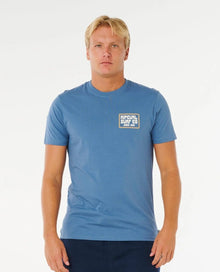 Rip Curl Pacific Rinse Sunrise Tee in Bluefin