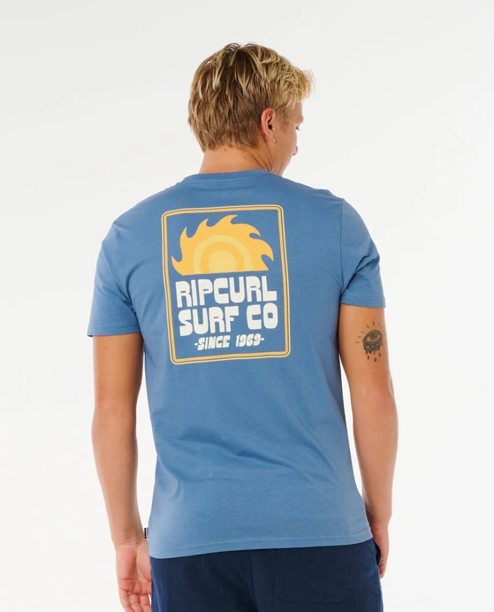 Rip Curl Pacific Rinse Sunrise Tee - Bluefin