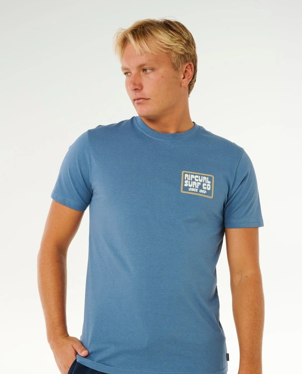 Rip Curl Pacific Rinse Sunrise Tee - Bluefin