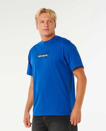 Rip Curl Inner Visions Blast Over Tee - Electric Cobalt