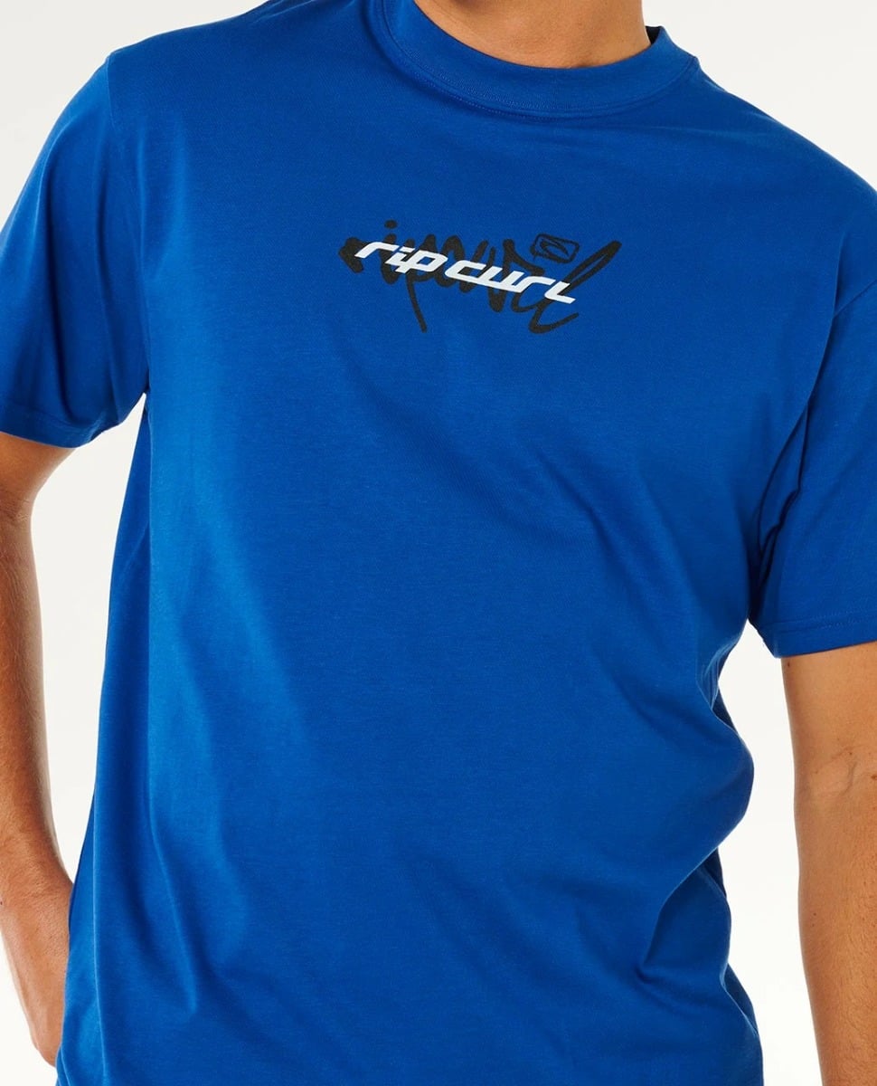 Rip Curl Inner Visions Blast Over Tee - Electric Cobalt