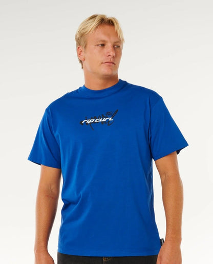 Rip Curl Inner Visions Blast Over Tee - Electric Cobalt