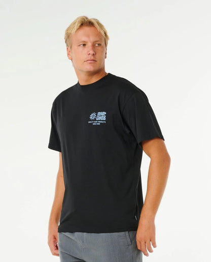 Rip Curl Pacific Rinse Glass Off Tee - Black