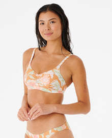Rip Curl Always Summer D Cup Crop Bikini Top - Gold