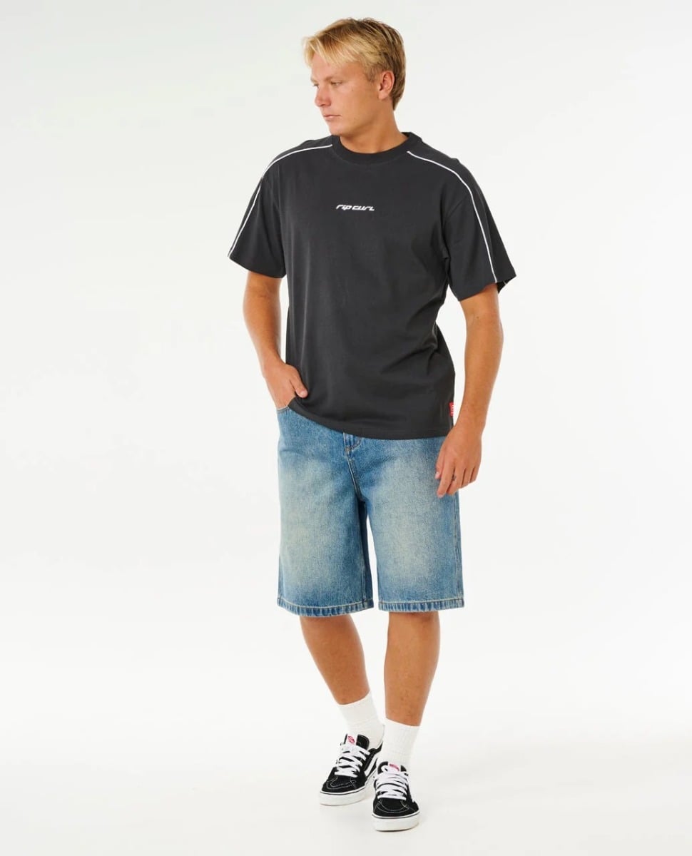 Rip Curl Inner Visions Panel Tee - Washed Black