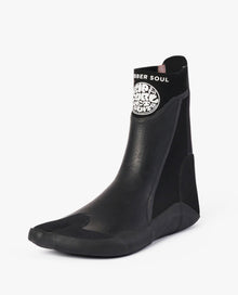 Rip Curl Rubber Soul Plus 3mm Hidden Split Toe Boots - Black