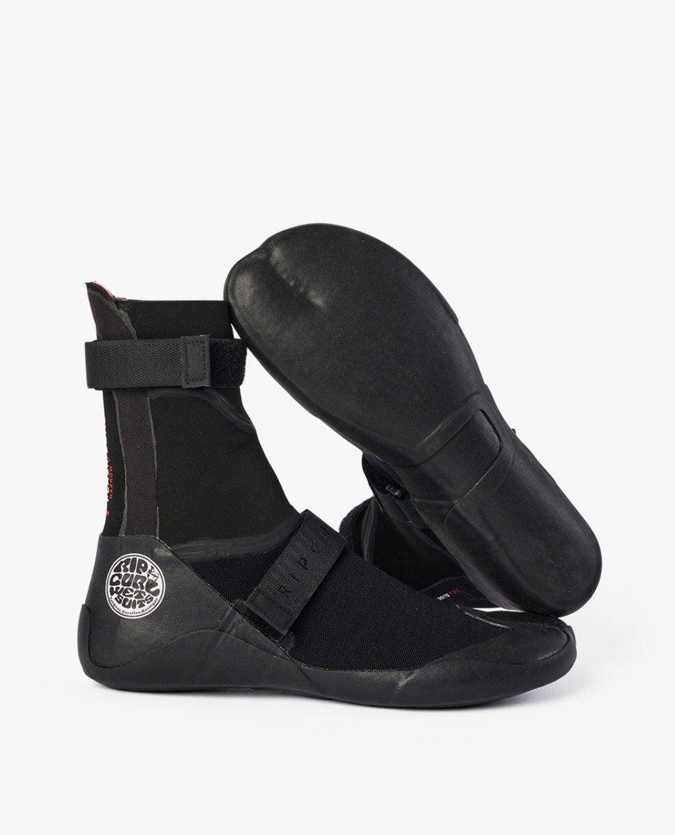 Rip Curl Flashbomb 5mm Split Toe Boots in Black