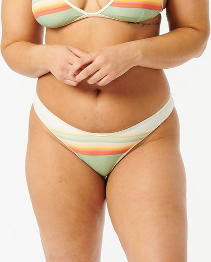 Rip Curl Surf Revival Skimpy Coverage Women's Bikini Bottom - Green