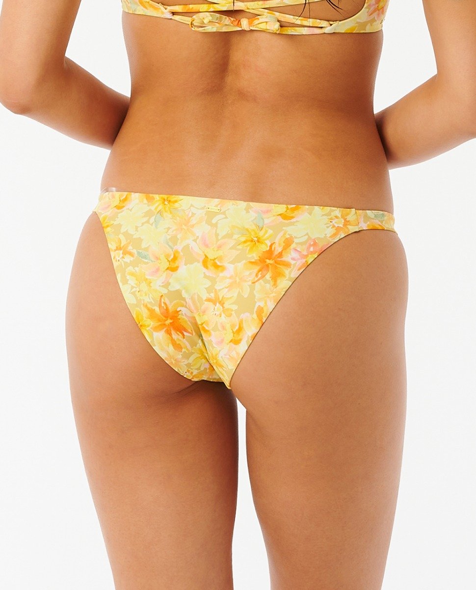 Rip Curl Summer Rain Cheeky Womens Bikini Bottoms - Straw