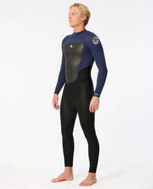 Rip Curl Omega 4/3mm Men's Back Zip Wetsuit - Slate