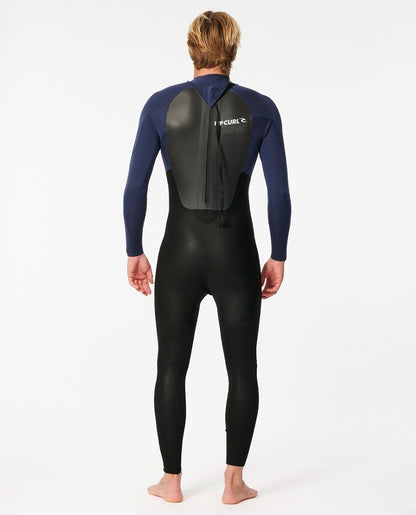 Rip Curl Omega 4/3mm Men's Back Zip Wetsuit - Slate