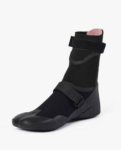 Rip Curl Flashbomb 5mm Narrow Hidden Split Toe Boots - Black