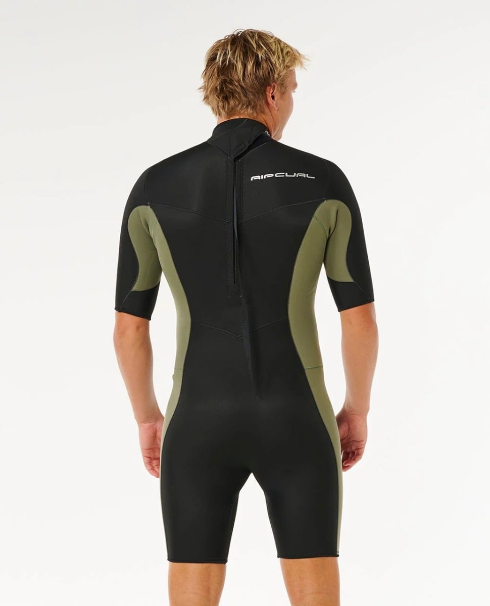 Rip Curl Dawn Patrol Back Zip 2mm Shorty 2026 - Deep Cactus