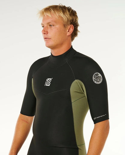 Rip Curl Dawn Patrol Back Zip 2mm Shorty 2026 - Deep Cactus