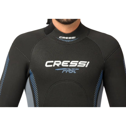 Cressi Fast Man Monopiece 7mm Wetsuit - Black