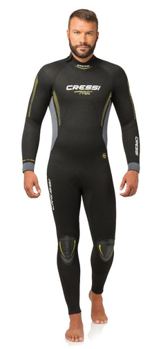 Cressi Fast Man Monopiece 5mm Dive Wetsuit - Black