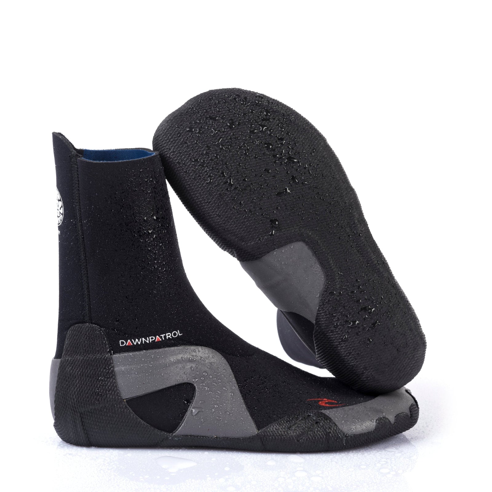 Rip Curl Dawn Patrol 7mm Round Toe Wetsuit Booties - Black