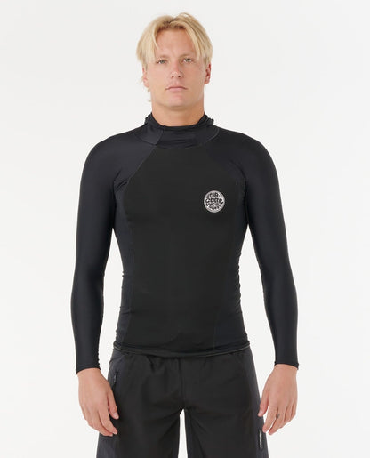 Rip Curl Ultimate Search Long Sleeve Hooded Vest - Black
