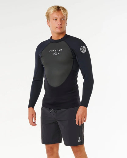Rip Curl Omega 1.5mm Wetsuit Top - Black