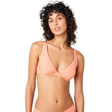 Rip Curl Modern Rib B-C Cup Womens Bikini Top - Coral