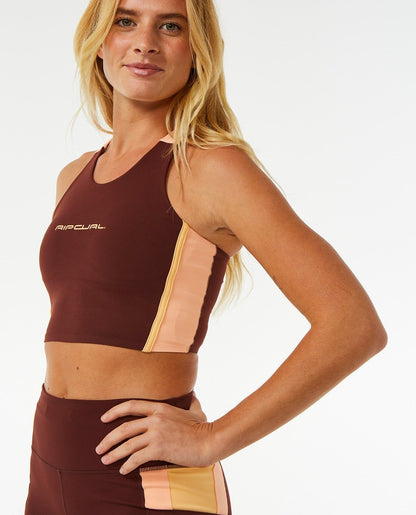 Rip Curl RSS Revival Women's Crop Top - Plum