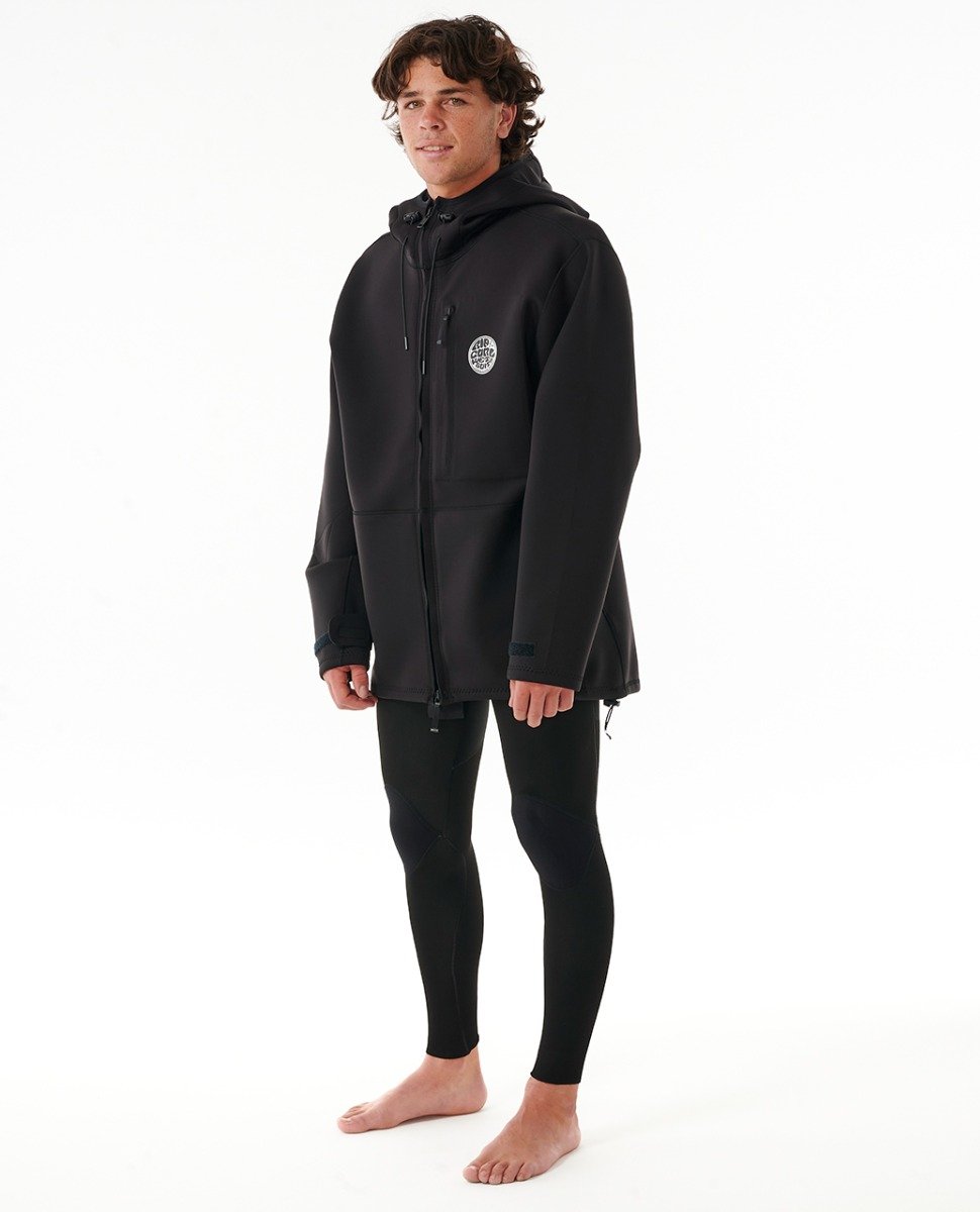 Rip Curl Men's Neoprene Jacket - Black