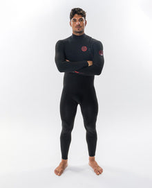 Rip Curl Men's Flash Bomb Fusion 5/3mm Zip Free Wetsuit 2025 - Black