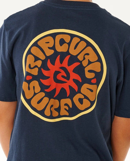 Rip Curl Pacific Rinse Circle Boys Tee - Dark Navy