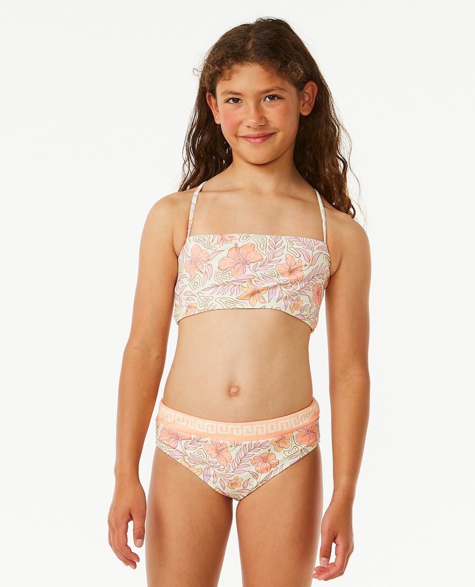 Rip Curl Hidden Tropic Girls Bikini -  Lemon Ice