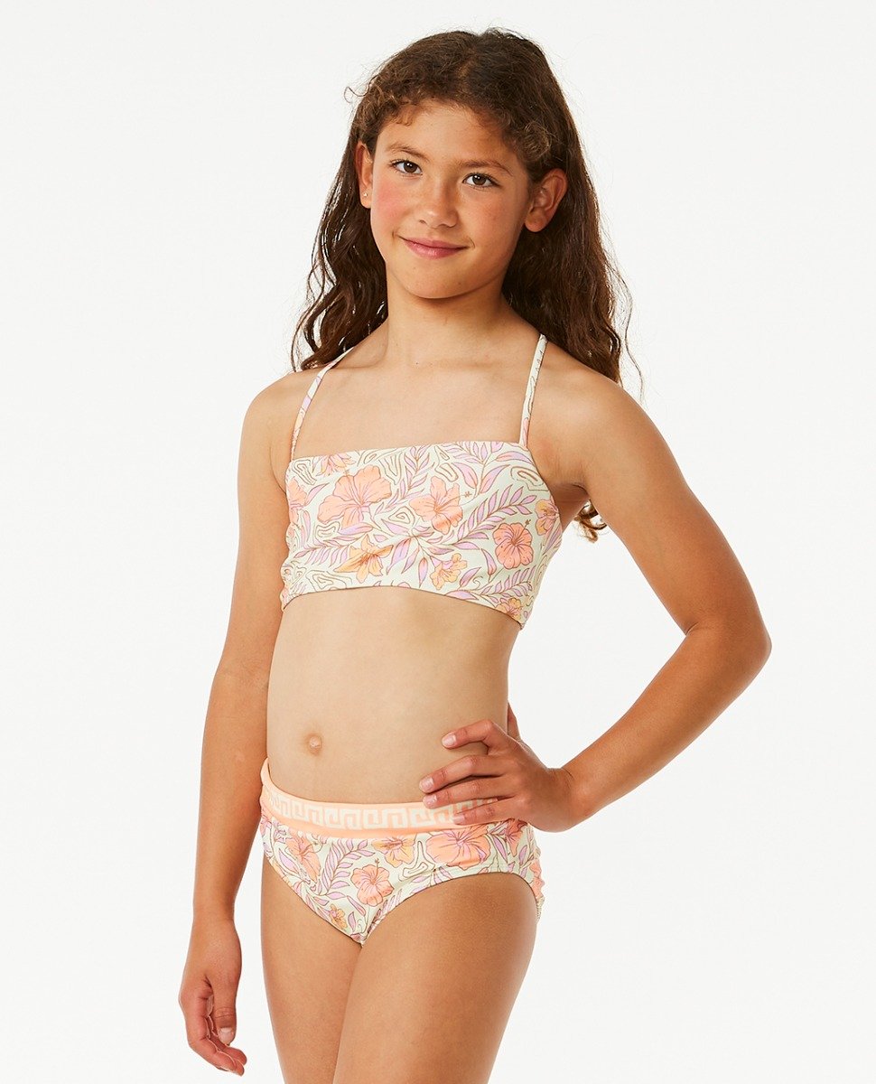 Rip Curl Hidden Tropic Girls Bikini - Lemon Ice