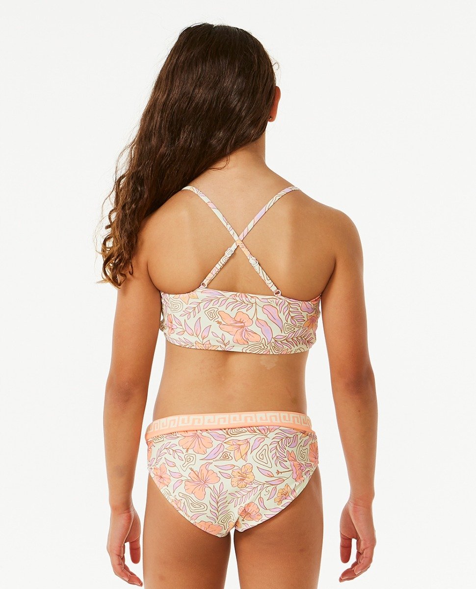 Rip Curl Hidden Tropic Girls Bikini - Lemon Ice