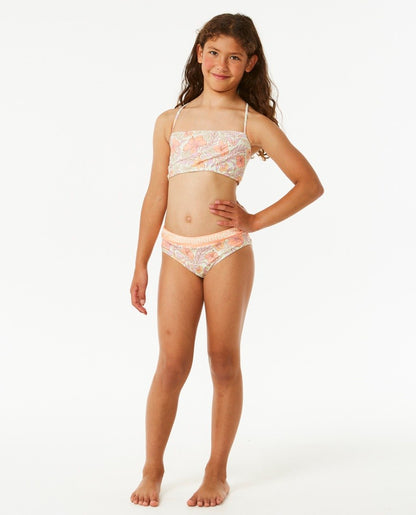 Rip Curl Hidden Tropic Girls Bikini - Lemon Ice
