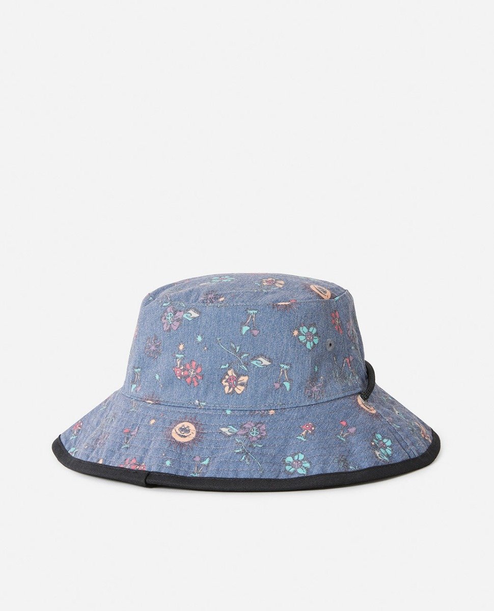 Rip Curl Revo Revo Boys Wide Brim Hat - Dark Blue