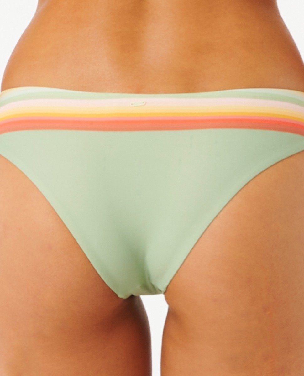 Rip Curl Surf Revival Cheeky Women's Bikini Bottoms - Green